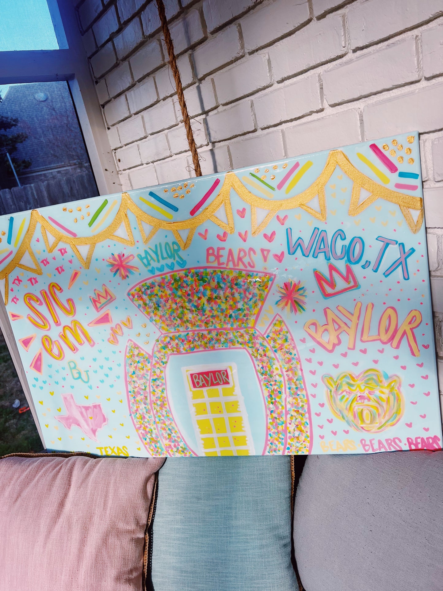 Custom Stadium Painting