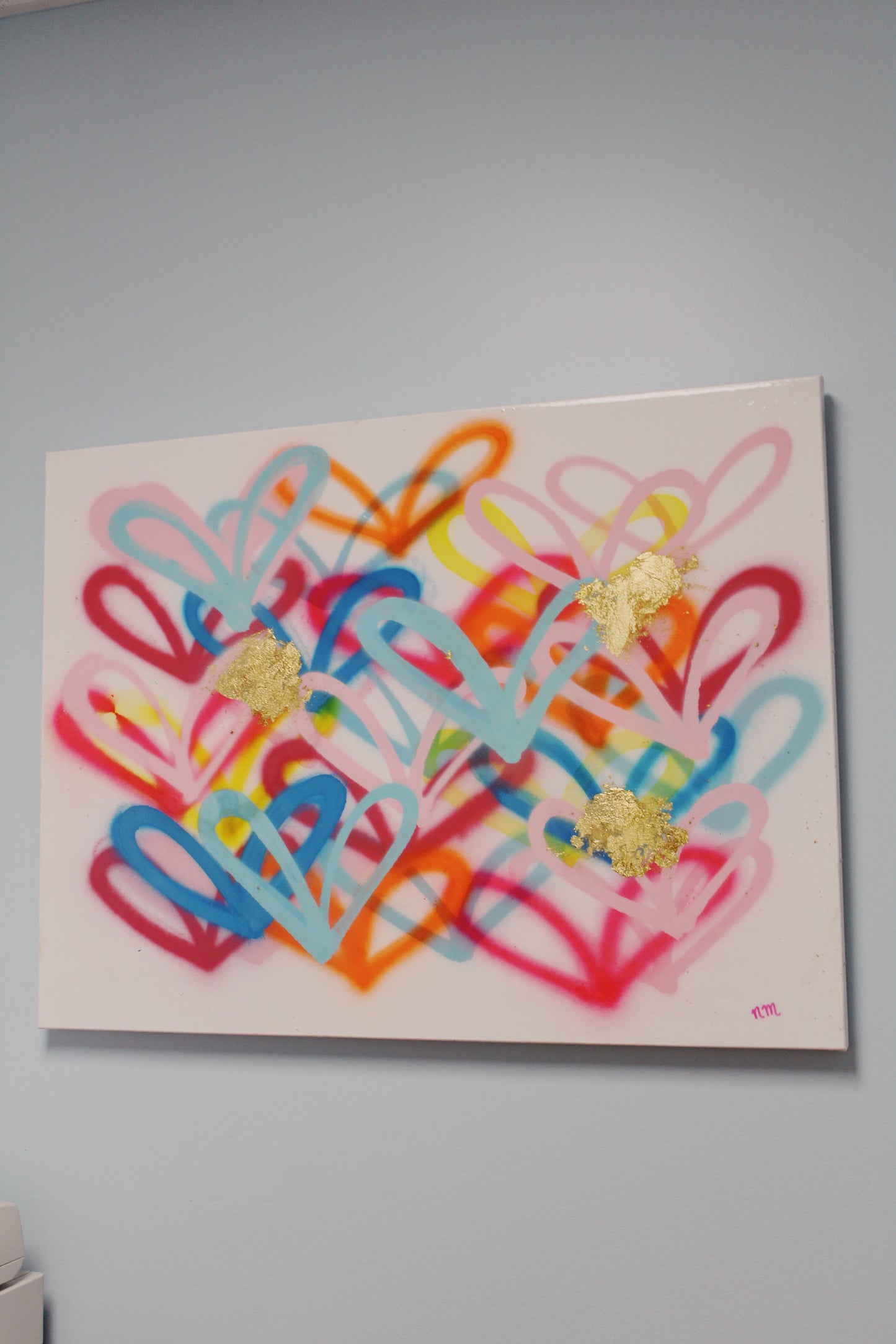 Custom Heart Painting
