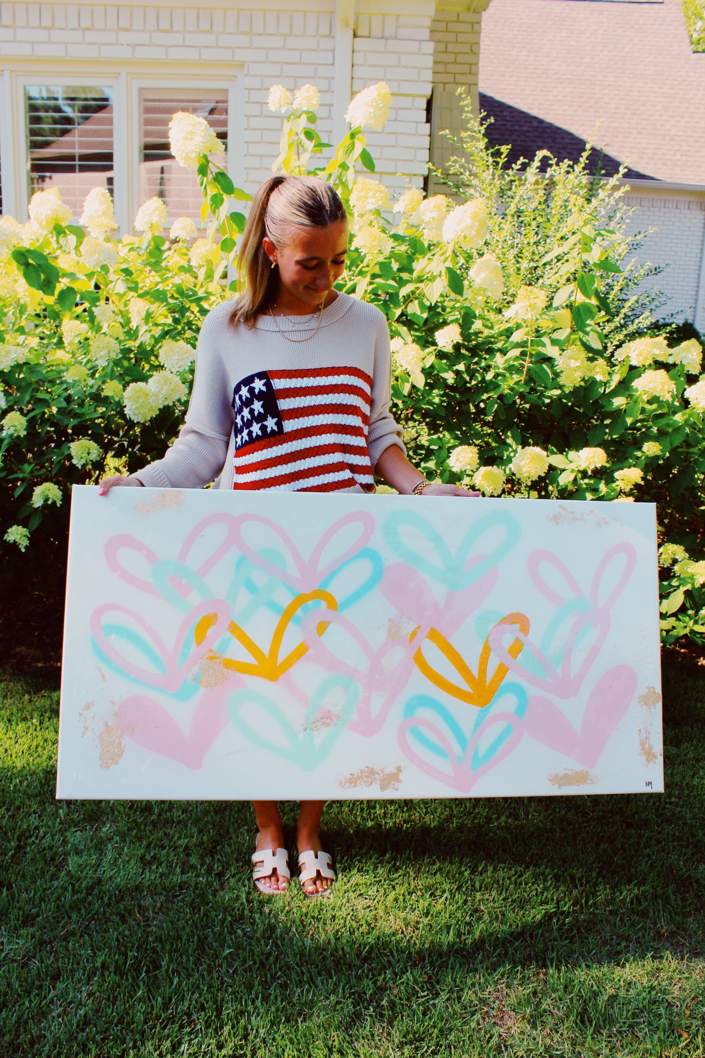 Custom Heart Painting