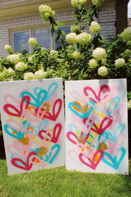 Custom Heart Painting