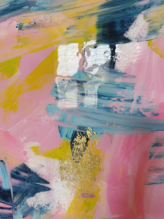 Hand-Painted Abstract