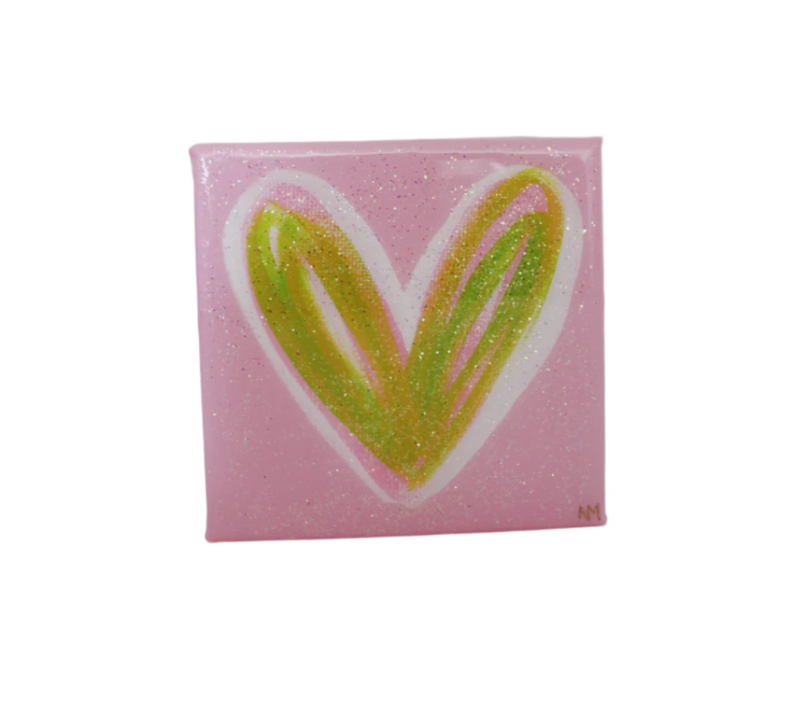 Poodle Skirt Pink Sparkle Heart