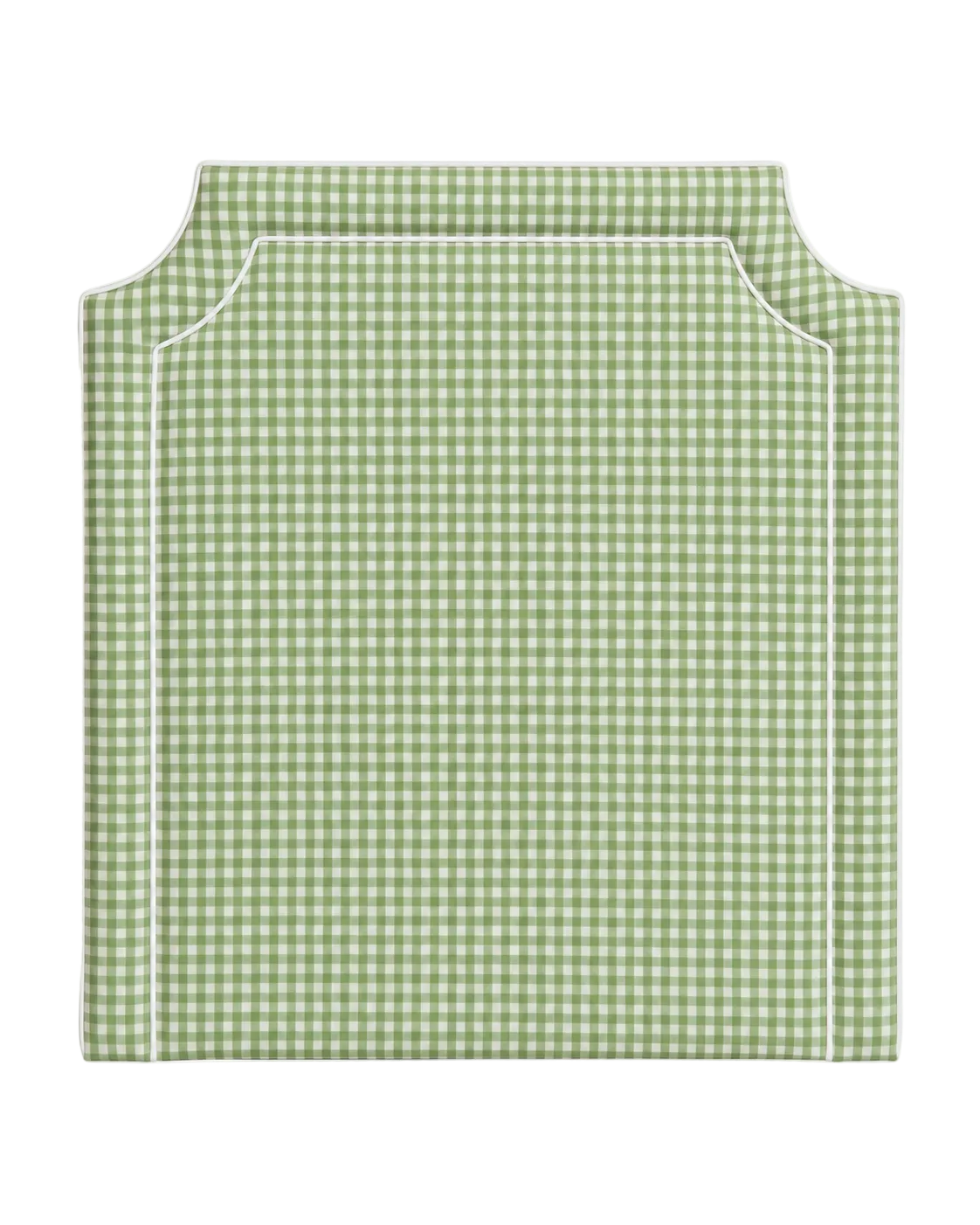 Green Check Twin Headboard