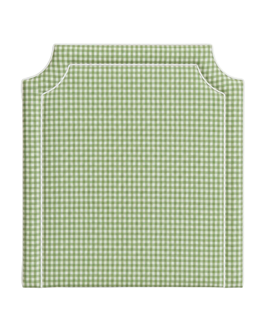 Green Check Twin Headboard