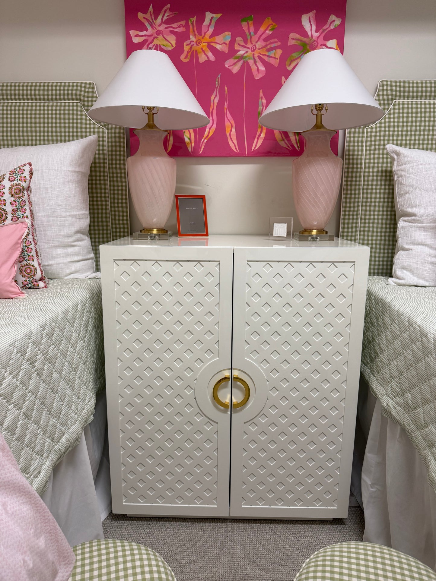 Poppy White Cabinet