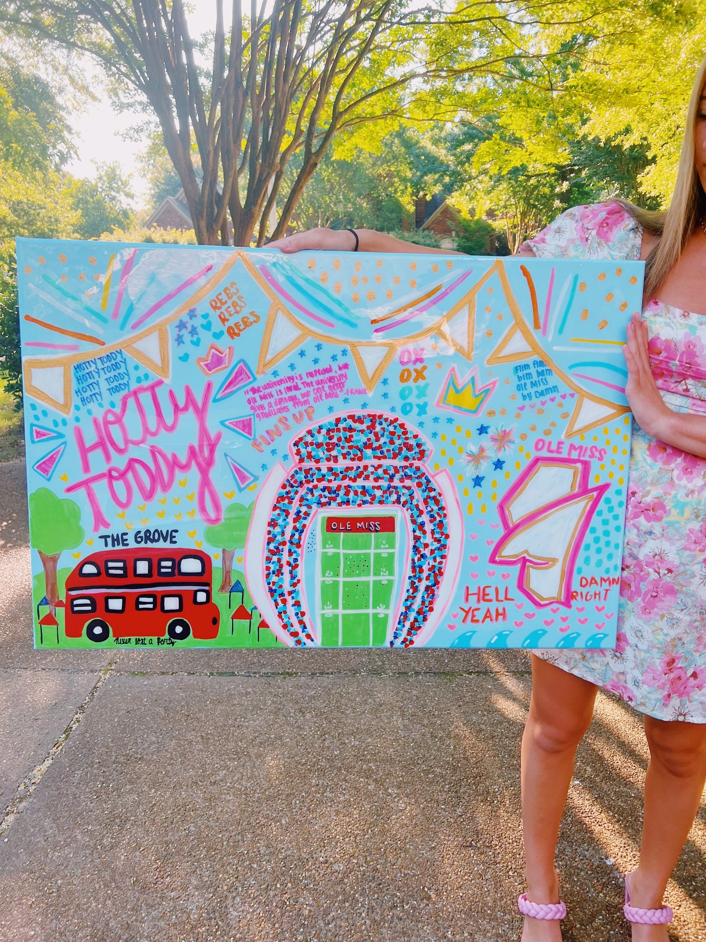 Custom Stadium Painting