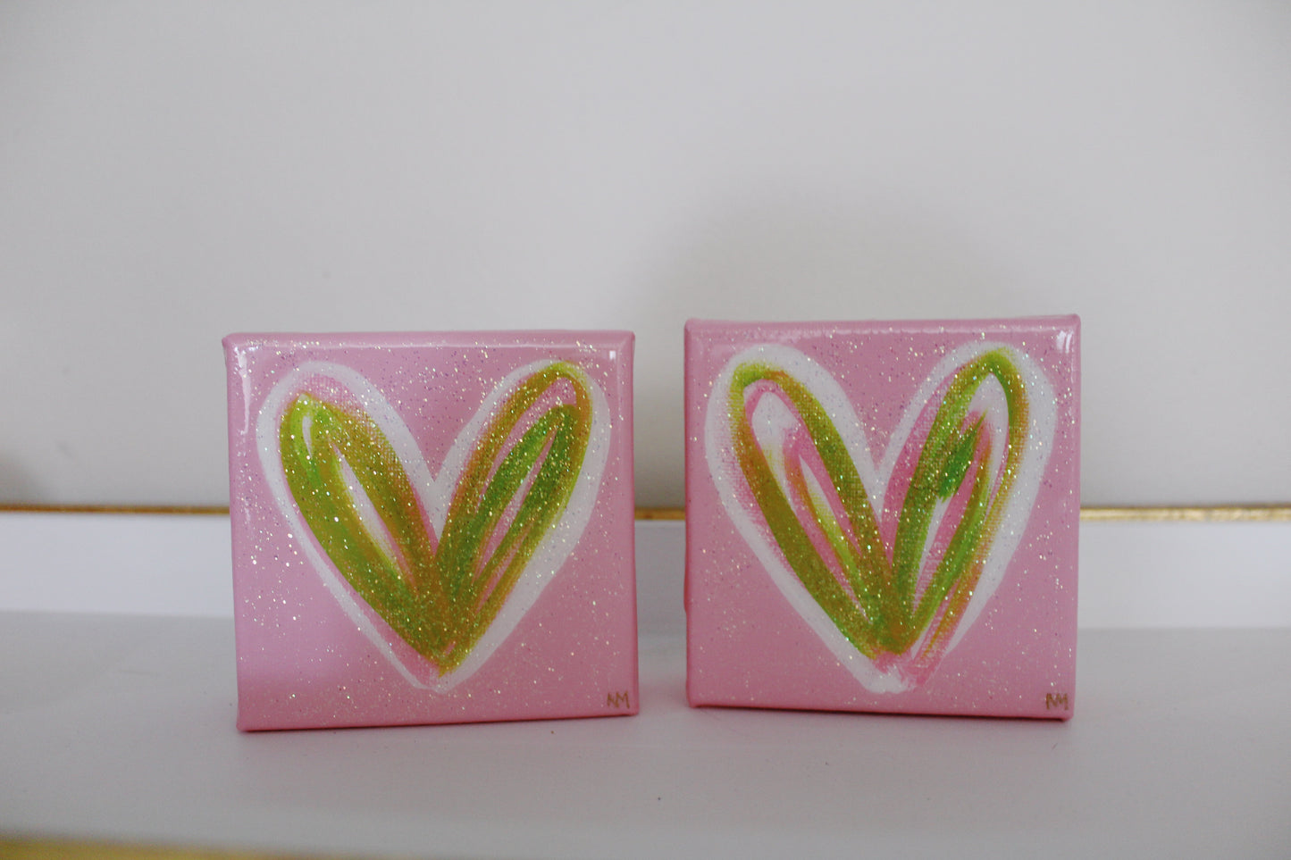 Poodle Skirt Pink Sparkle Heart