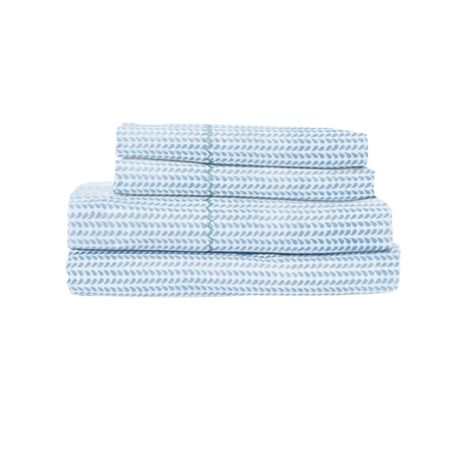 Cinde Light Indigo Organic Sheet Set