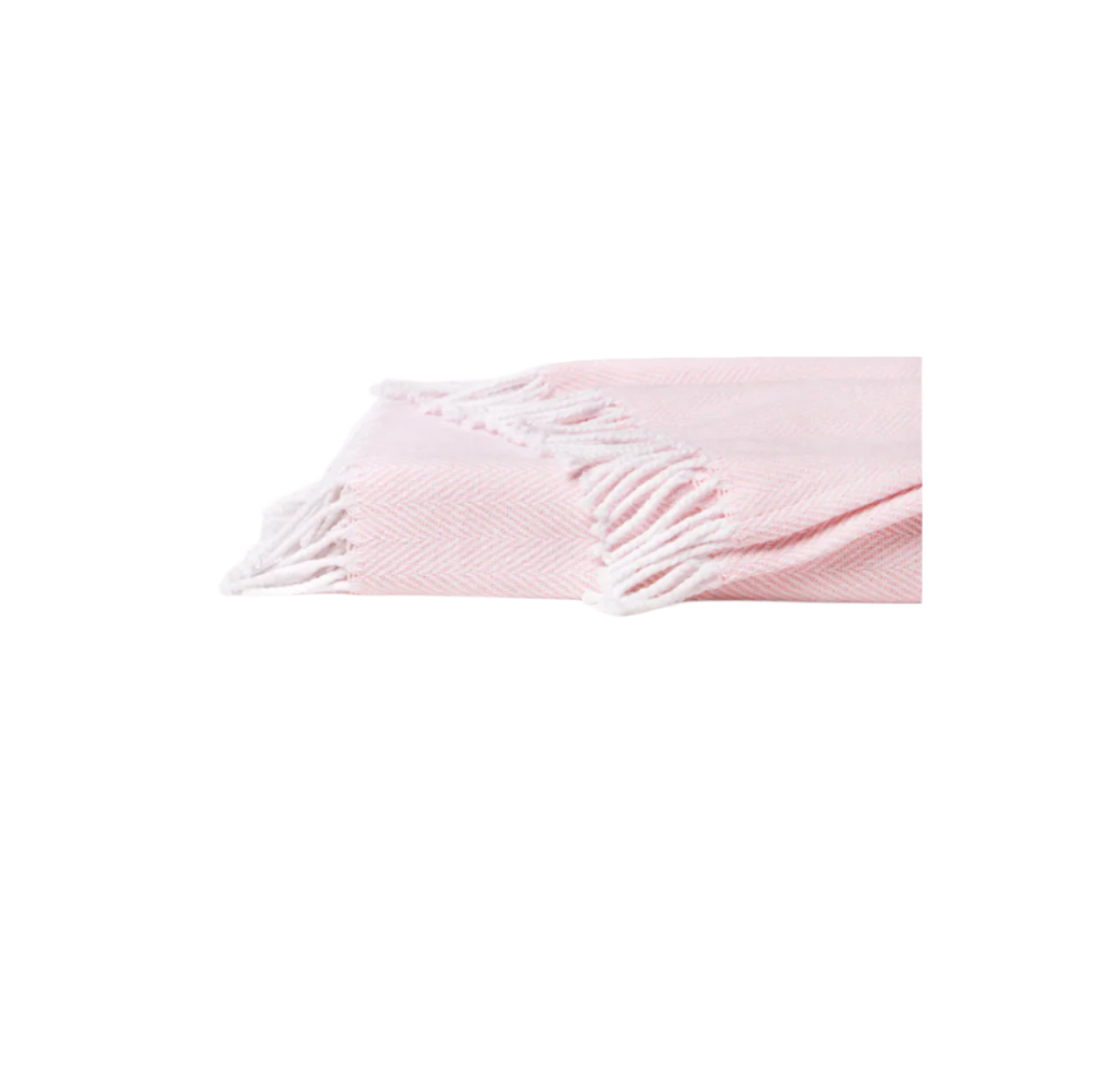 Celine Throw White/Carnation