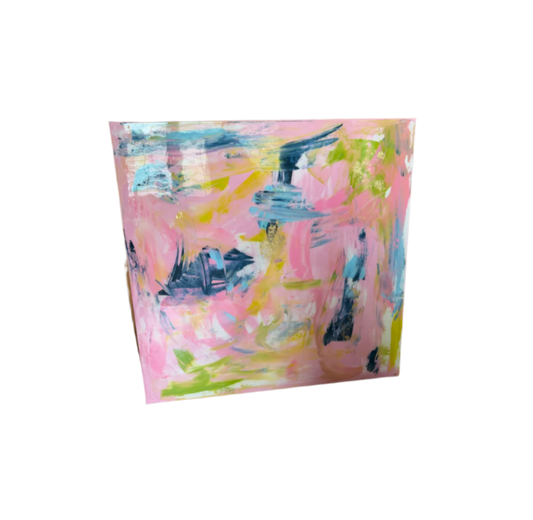 Hand-Painted Abstract