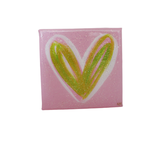 Poodle Skirt Pink Sparkle Heart