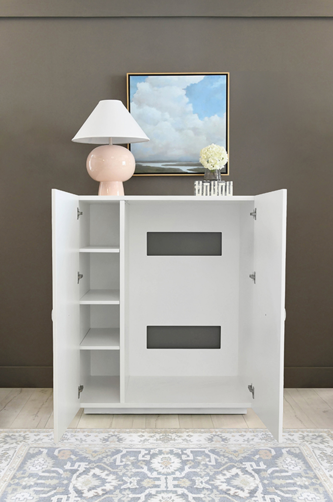Justine Cabinet White