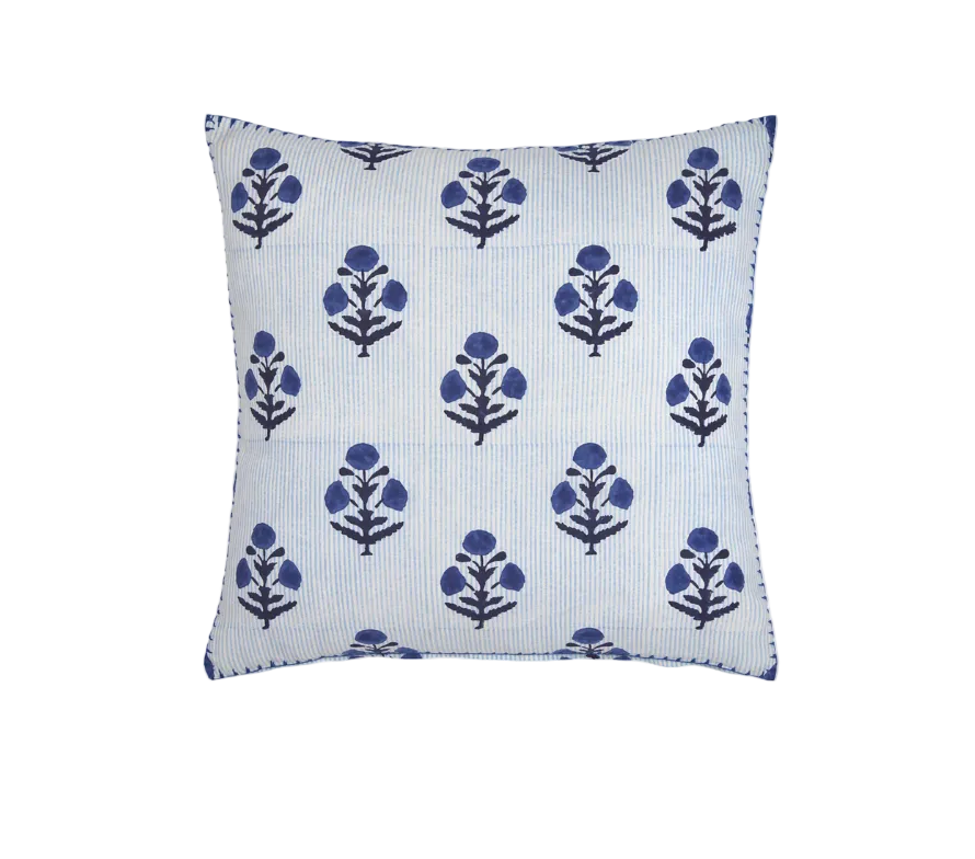 Lucy Indigo Decorative Pillow