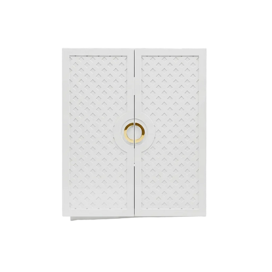 Poppy White Cabinet