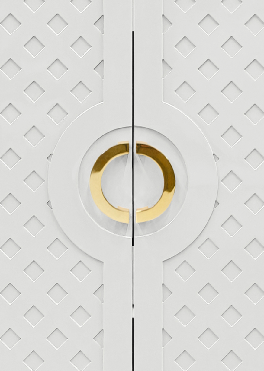 Poppy White Cabinet
