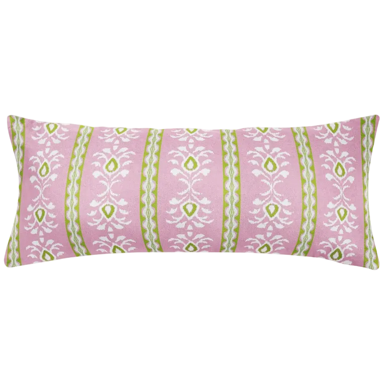 Rosemary Stripe Pink Decorative Pillow